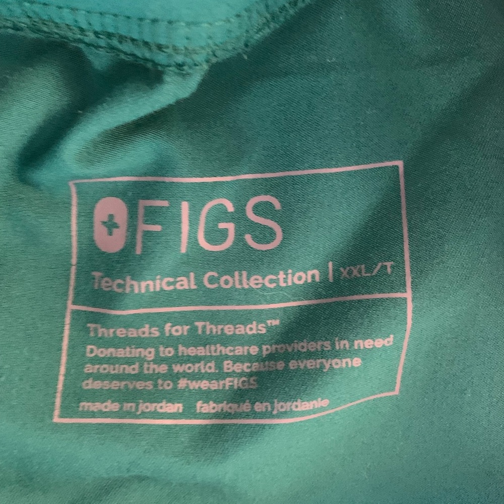 Figs Zamora Jogger Pants- Hunter green - 2XL tall - Picture 2 of 4